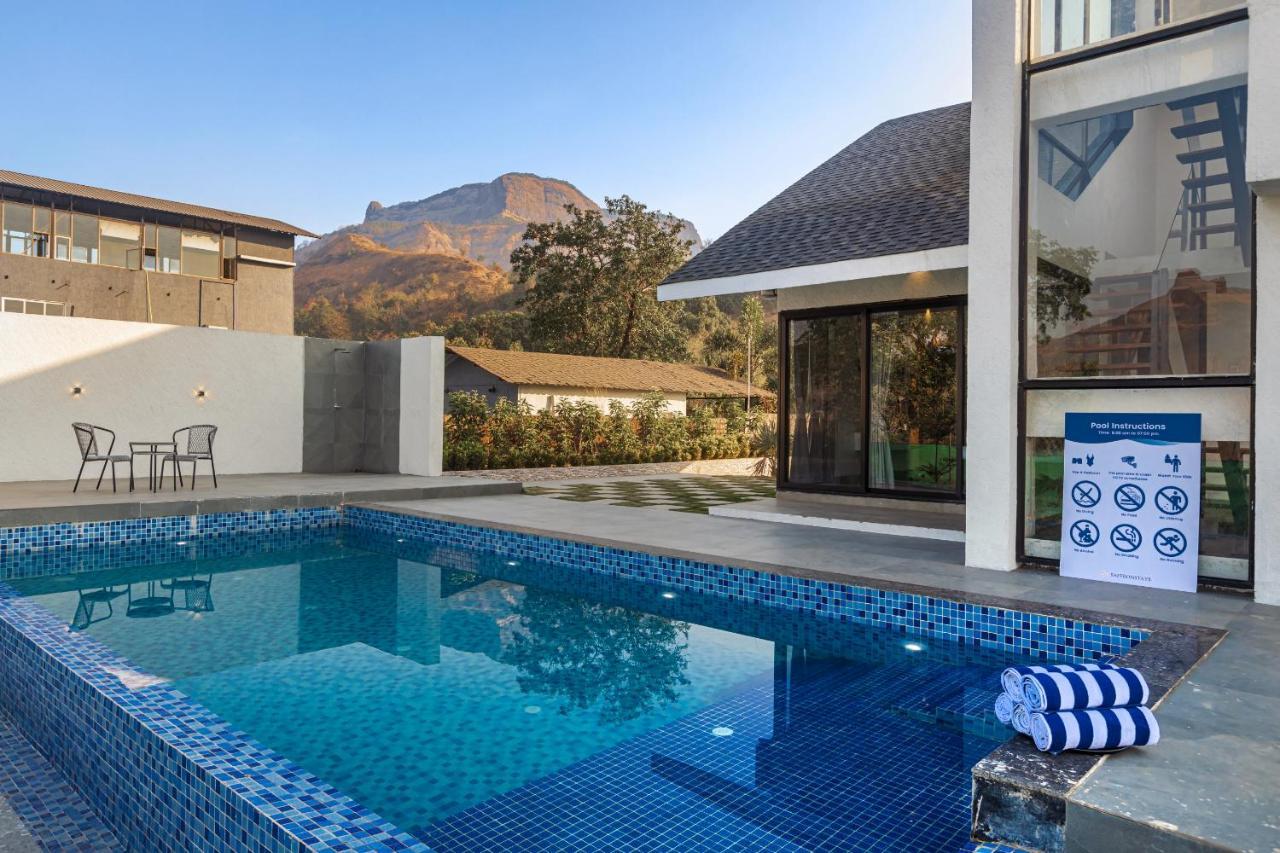 Saffronstays Stargazer, Karjat - Luxury Pool Villa With Lake View Екстериор снимка